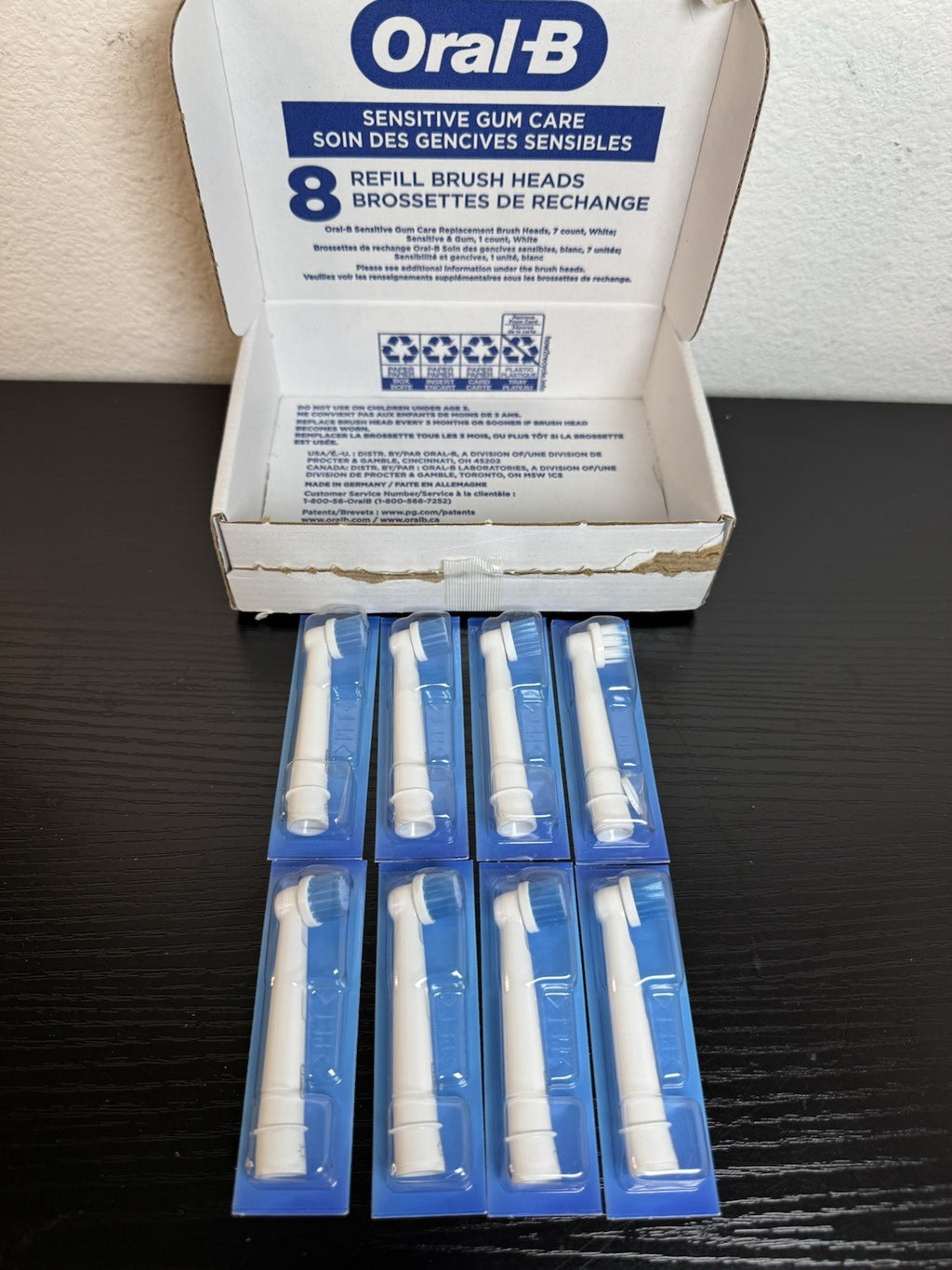 Electric Toothbrush Replacement Heads for Sensitive Gums - 8 Pack