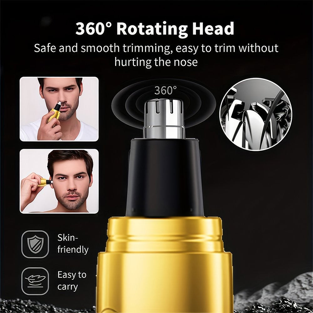 4 in 1 Men's Hair Clippers and Beard Trimmer Set with Multiple Attachments