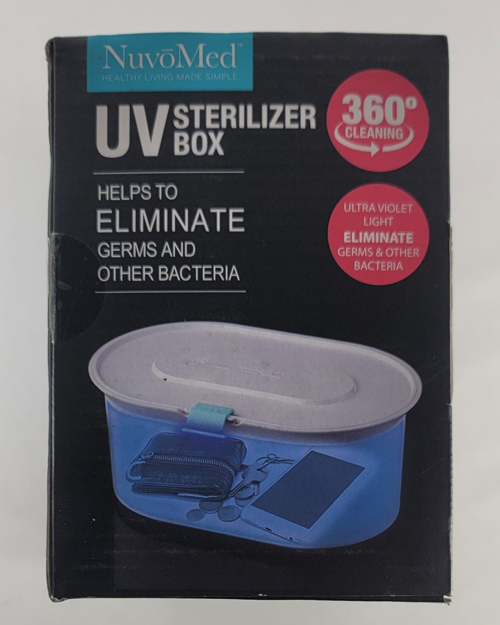 UV Sterilizer Box Germ and Bacteria Eliminator for Home & Travel