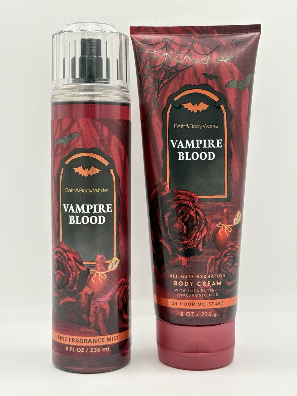 Bath & Body Works Vampire Blood Body Mist and Body Cream Set