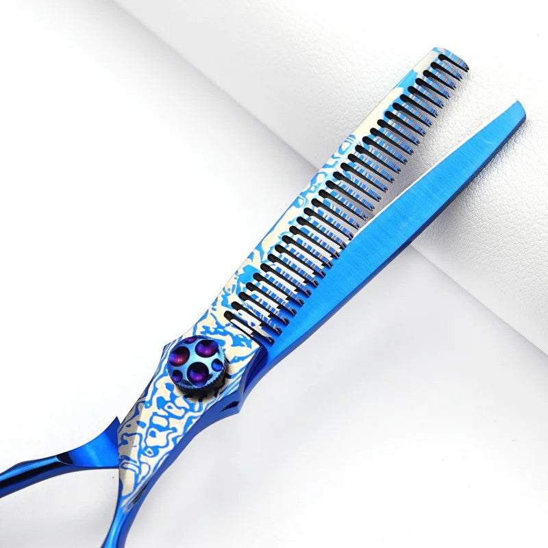 6-Inch Hair Scissors Set Japan Steel Thinning & Cutting Shears Kit