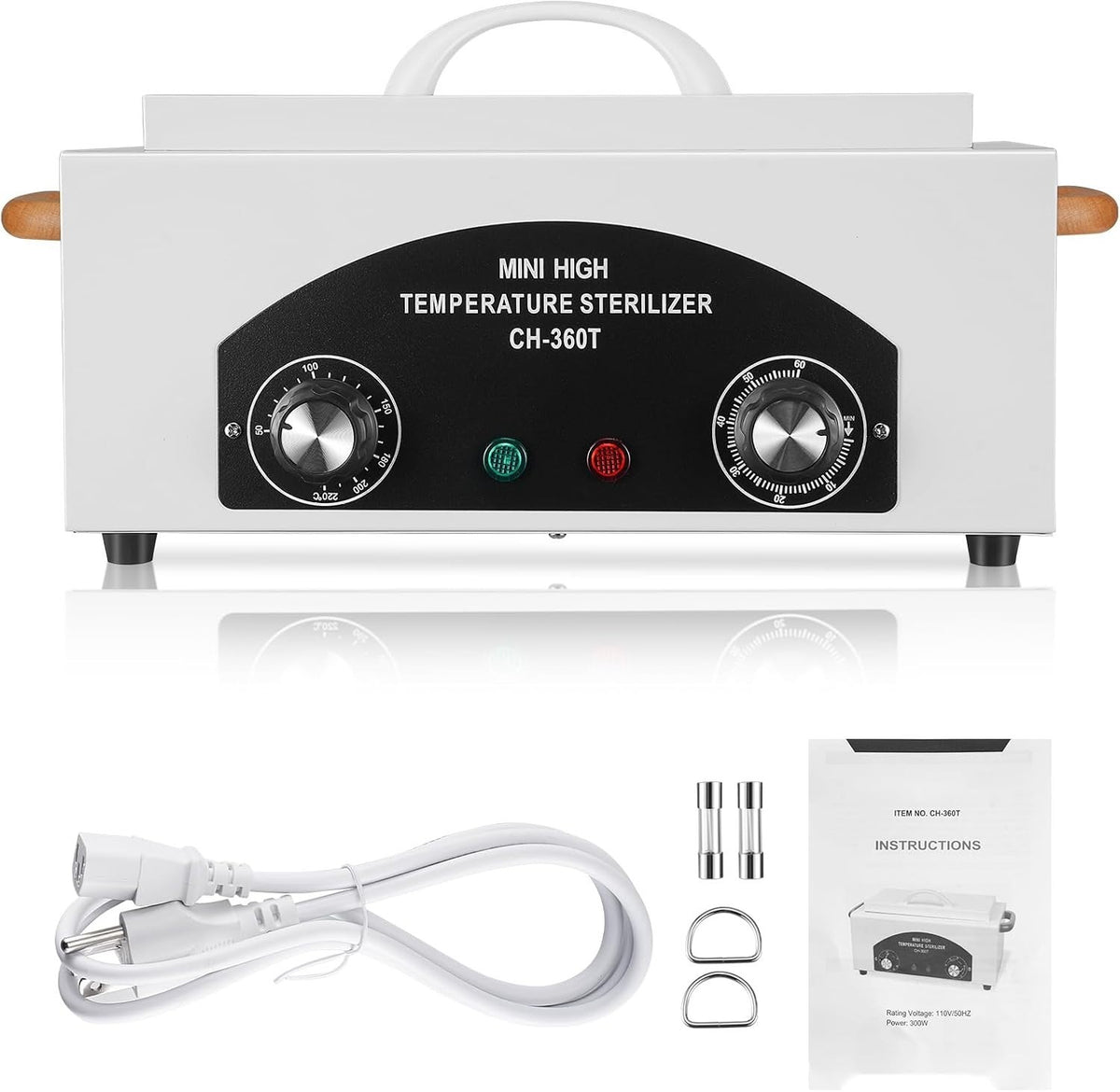 1.5L Dry Heat Sterilizer with Overheat Protection for Salon Tools