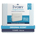 Gentle Ivory Bar Soap 4 oz Pack of 10 | Natural, Unscented, Hypoallergenic