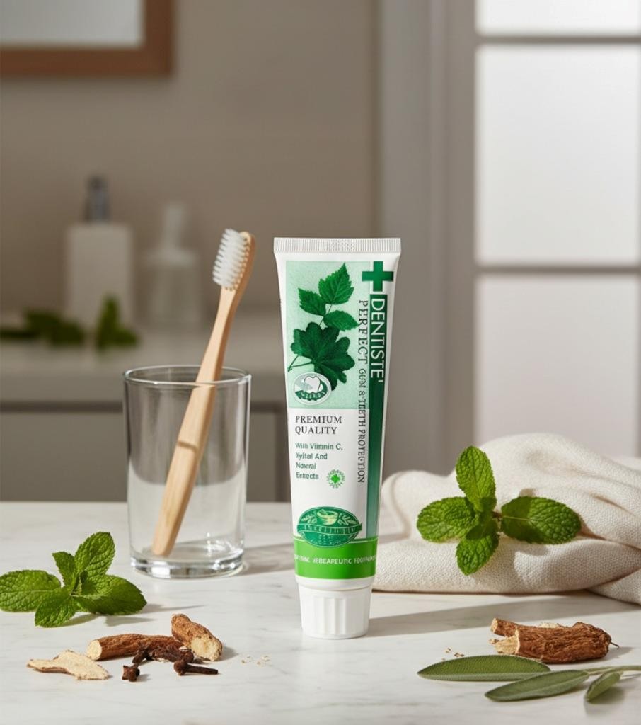 Herbal Nighttime Toothpaste with Xylitol for Fresh Breath 3.5 Oz