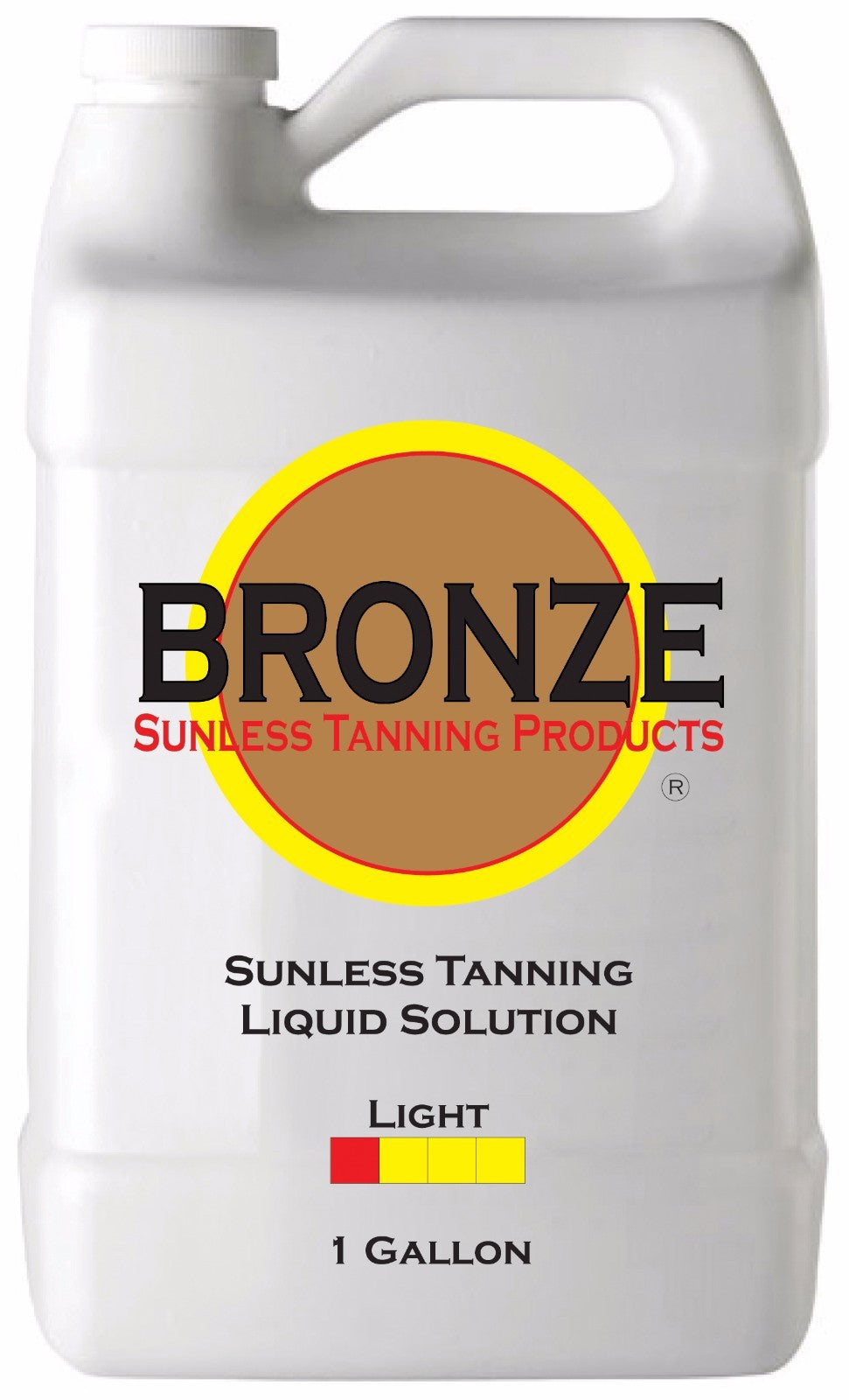 1 Gallon Self Tanning Spray Solution Light Golden Brown Instant Drying