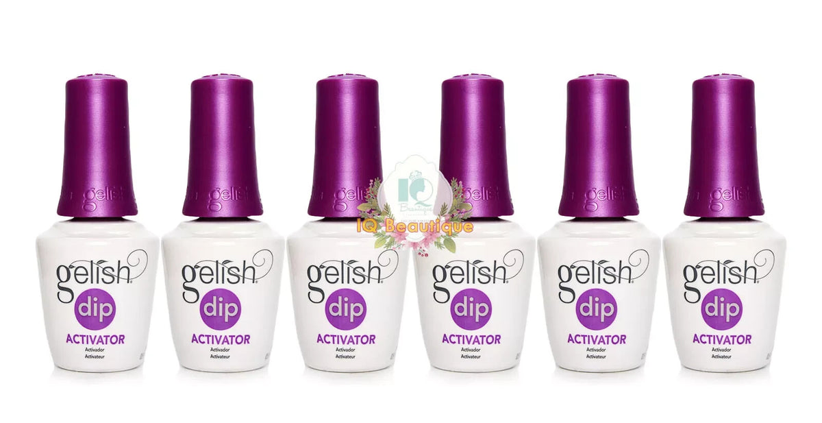 Gelish Dip Activator Step 3 - Nail Dip Powder Flexibility & Quick Dry 0.5oz - Pack of 6