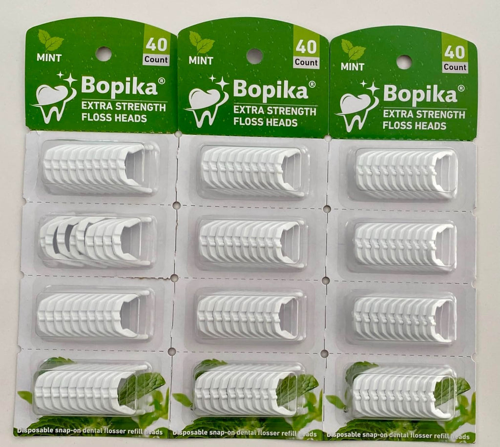 Dental Floss Refills for Power Flossers - 120 Mint Floss Heads
