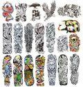 DaLin Extra Large Temporary Tattoo Sleeves – Full Arm & Half Arm for Men