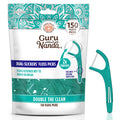 Dental Floss Picks Double Action Non-Shredding Oral Care Pack of 150