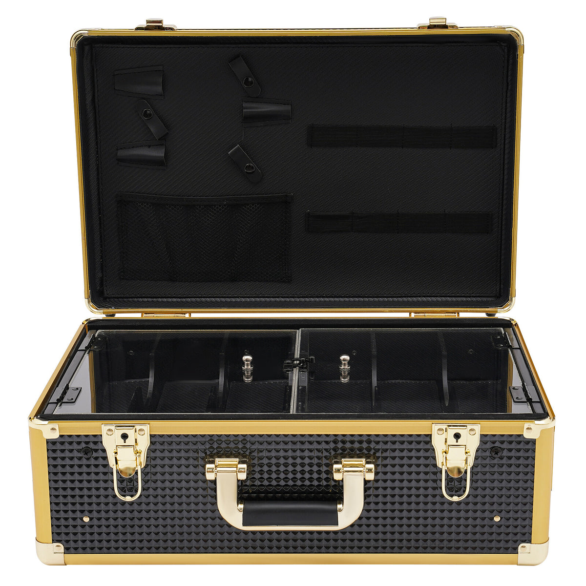 Professional Barber Tool Organizer Case with Locks & Keys