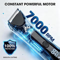 Men's Body & Ball Grooming Trimmer - Waterproof Electric Razor for Pubic Hair