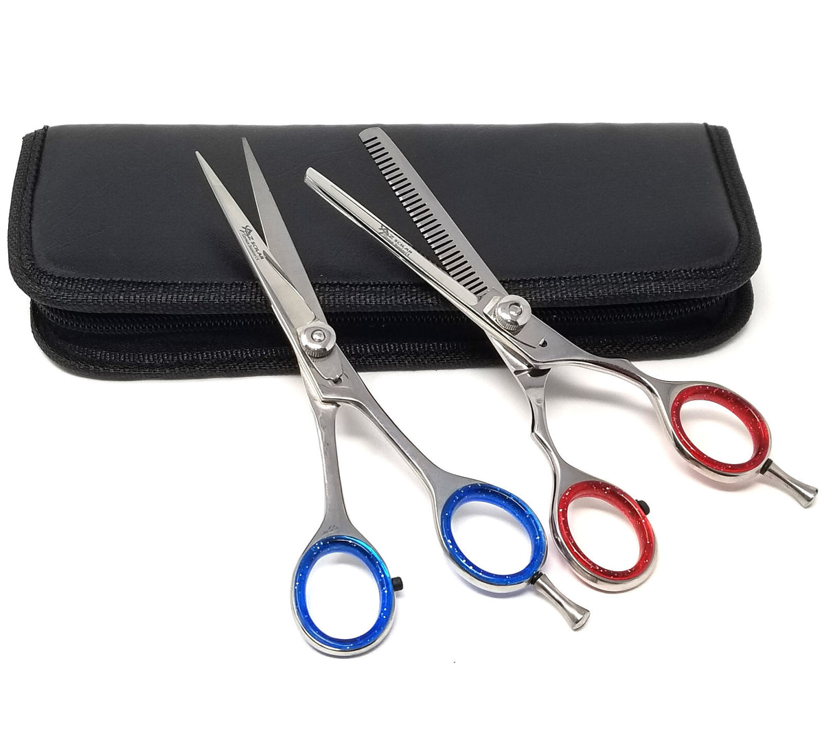 Professional Hair Cutting and Thinning Scissors Set of 2 - 6 Inch Razor Edge Shears
