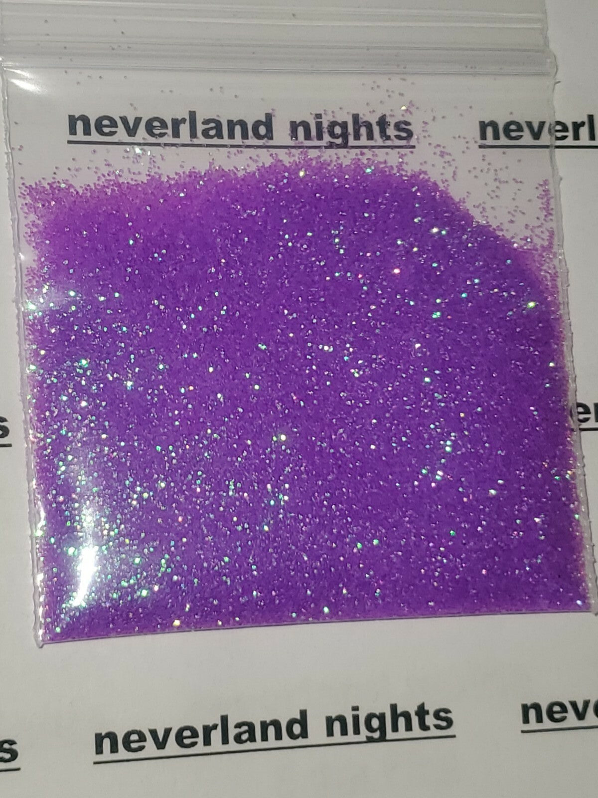 Purple Iridescent Fine Glitter for Nails and Crafts - 3g