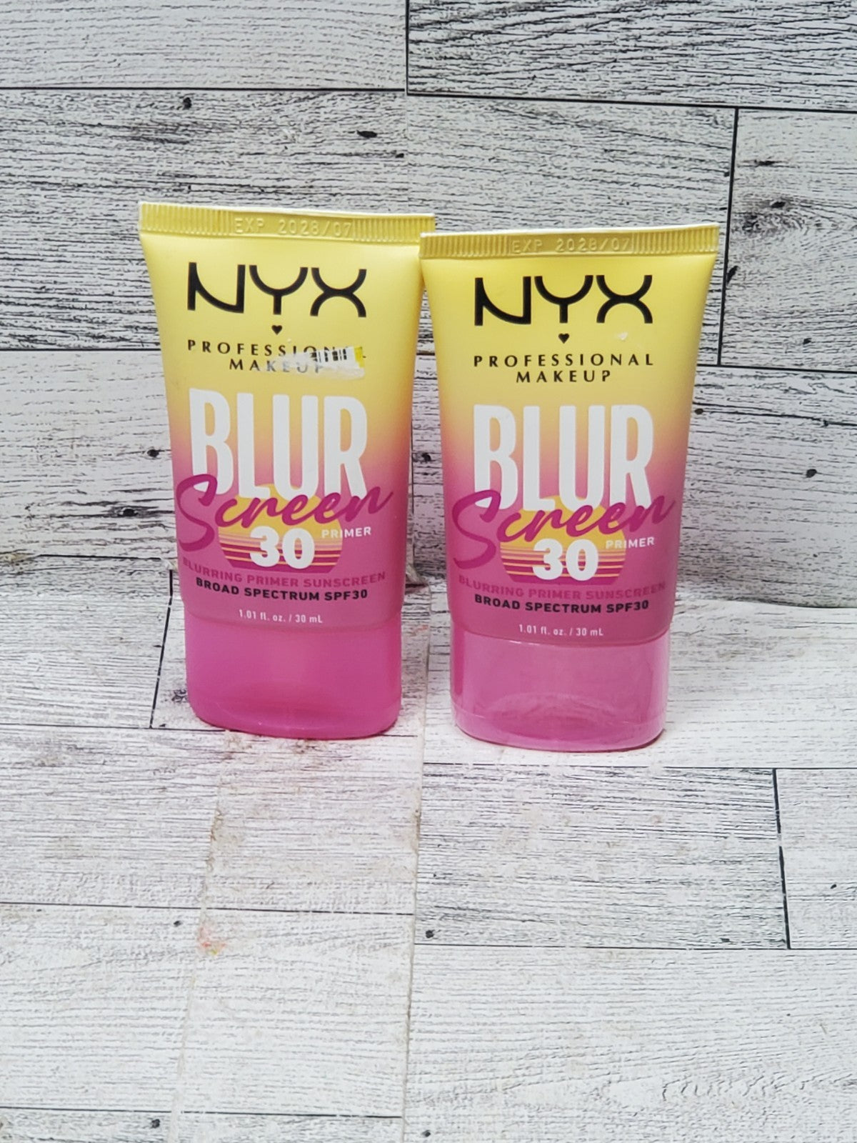 NYX 3-in-1 Blurscreen SPF 30 Blurring Primer Sunscreen - 2 Pack