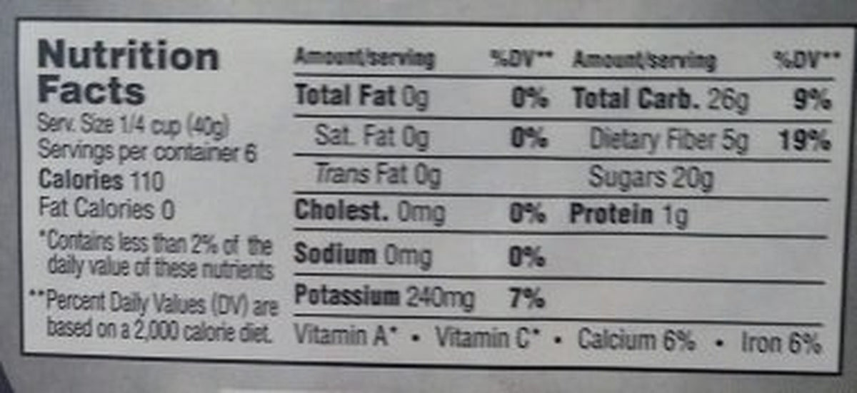 Dried California Figs 9oz Pack of 2 - Natural Snack & Baking Ingredient