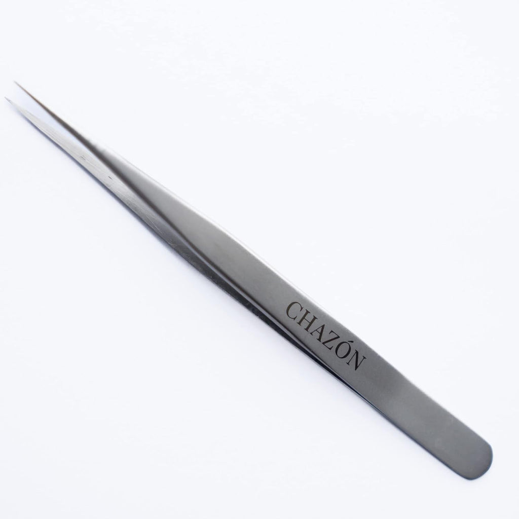 Stainless Steel Precision Tweezers for Eyebrows & Ingrown Hair Removal