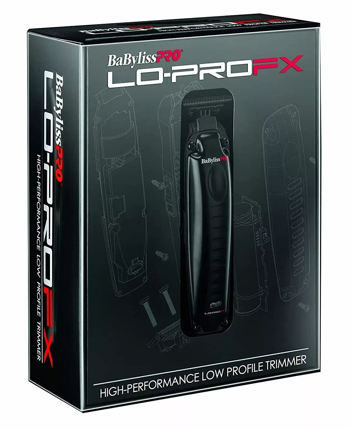 High-Performance Cordless Hair Trimmer FX726 with Low-Profile Blade