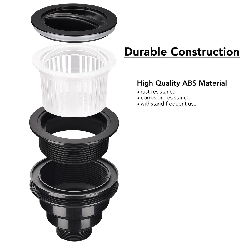 Salon Drain & Accessory Kit with Strainer Cover for Shampoo Bowls