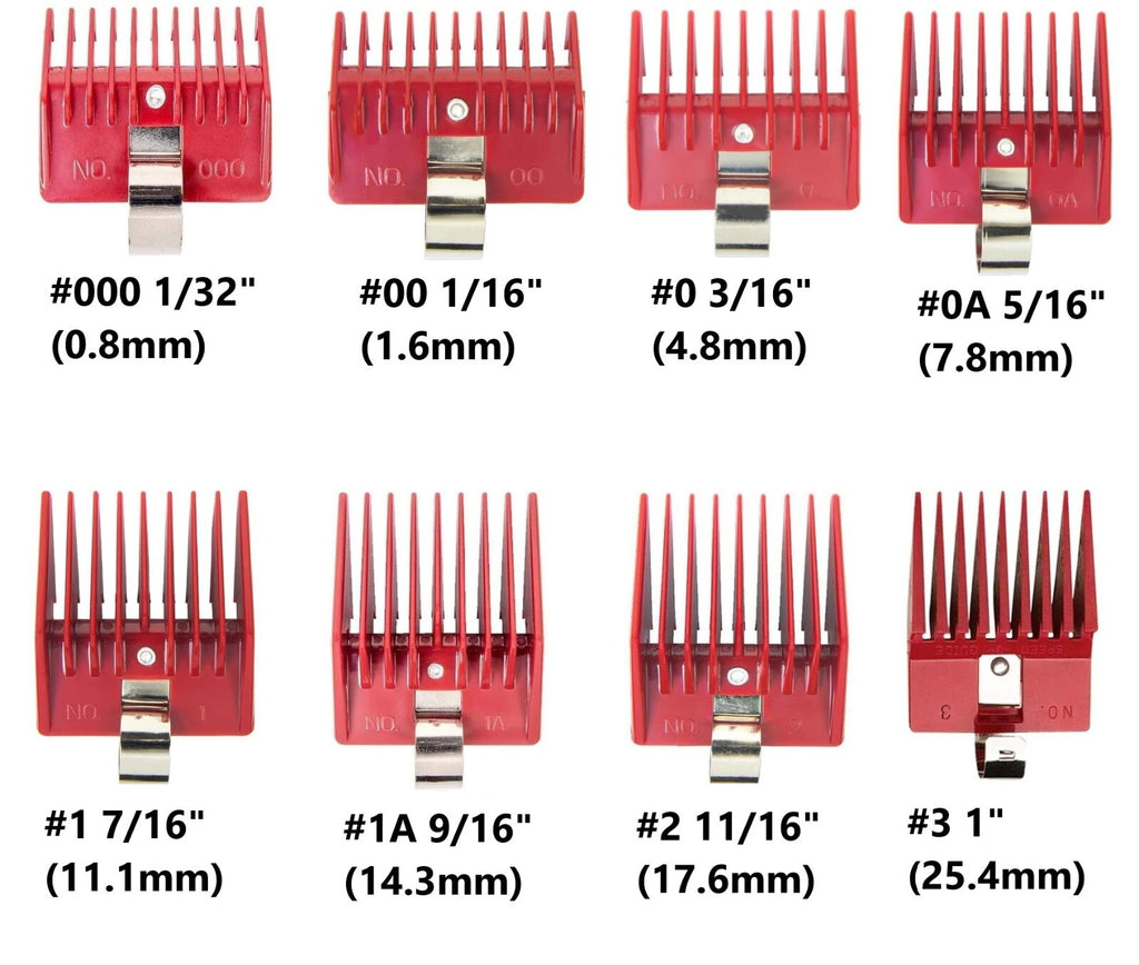 Universal Clipper Comb for Hair Clippers - Multiple Sizes Included