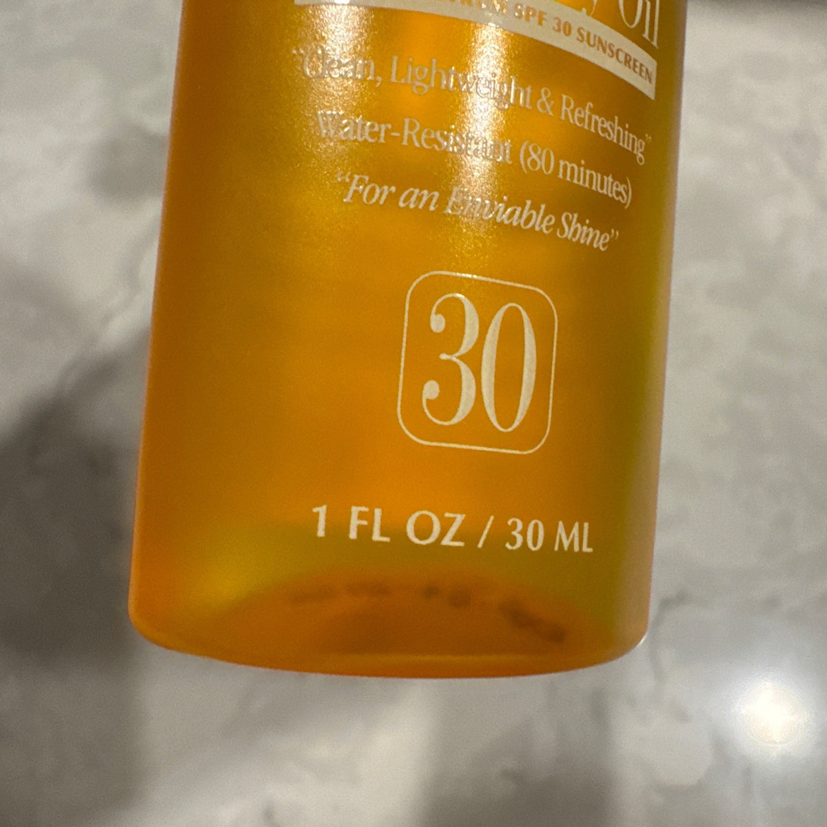 Travel Sunscreen Oil SPF 30 - Vegan Broad Spectrum Suntan Oil - 3 Pack 1oz