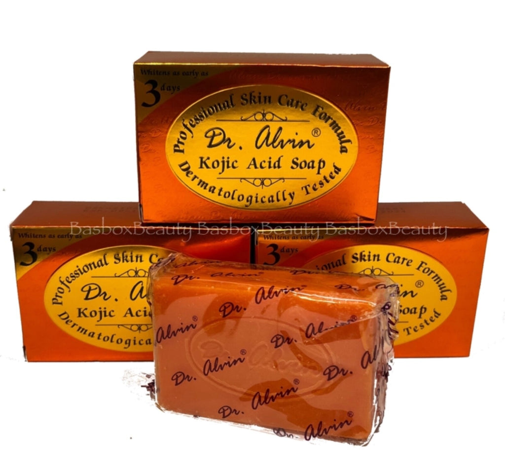 Dr. Alvin Kojic Acid Soap, 3 Bars x 135g