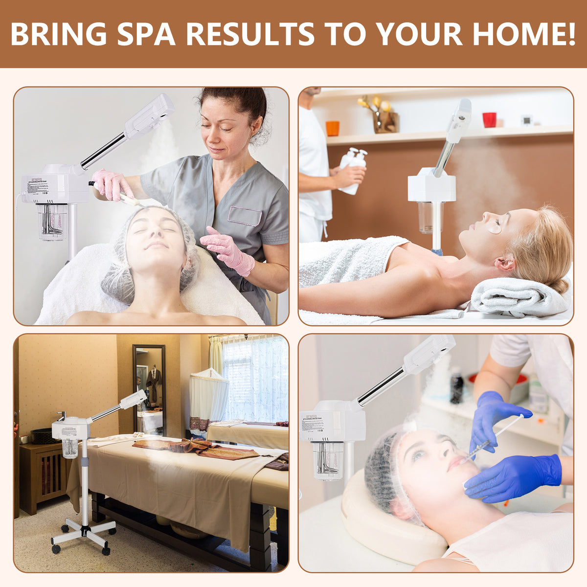 Professional Facial Steamer for Skin Care Spa Salon UV Ozone Treatment