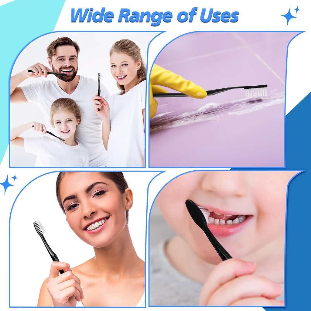 Disposable Soft Bristle Toothbrushes 500 Pack Individually Wrapped