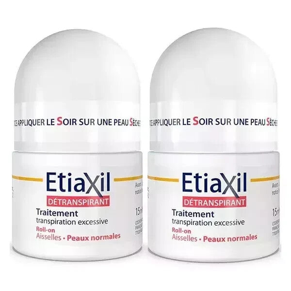 2 Pack Anti-Perspirant Roll-On Deodorant for Normal Skin 15ml
