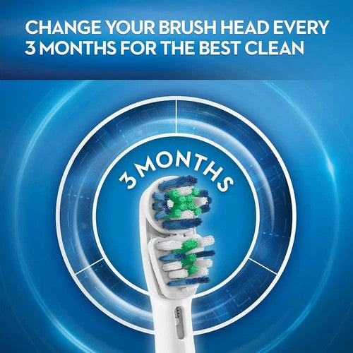 Electric Toothbrush Replacement Heads 3 Count x 2 Pairs - Dual Clean