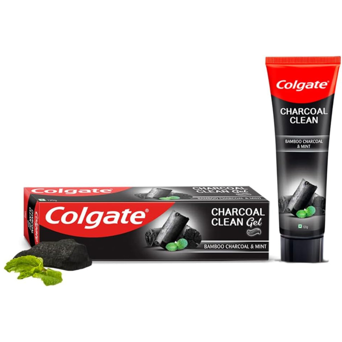 Colgate Charcoal Clean Black Gel Toothpaste 240g with Bamboo & Mint