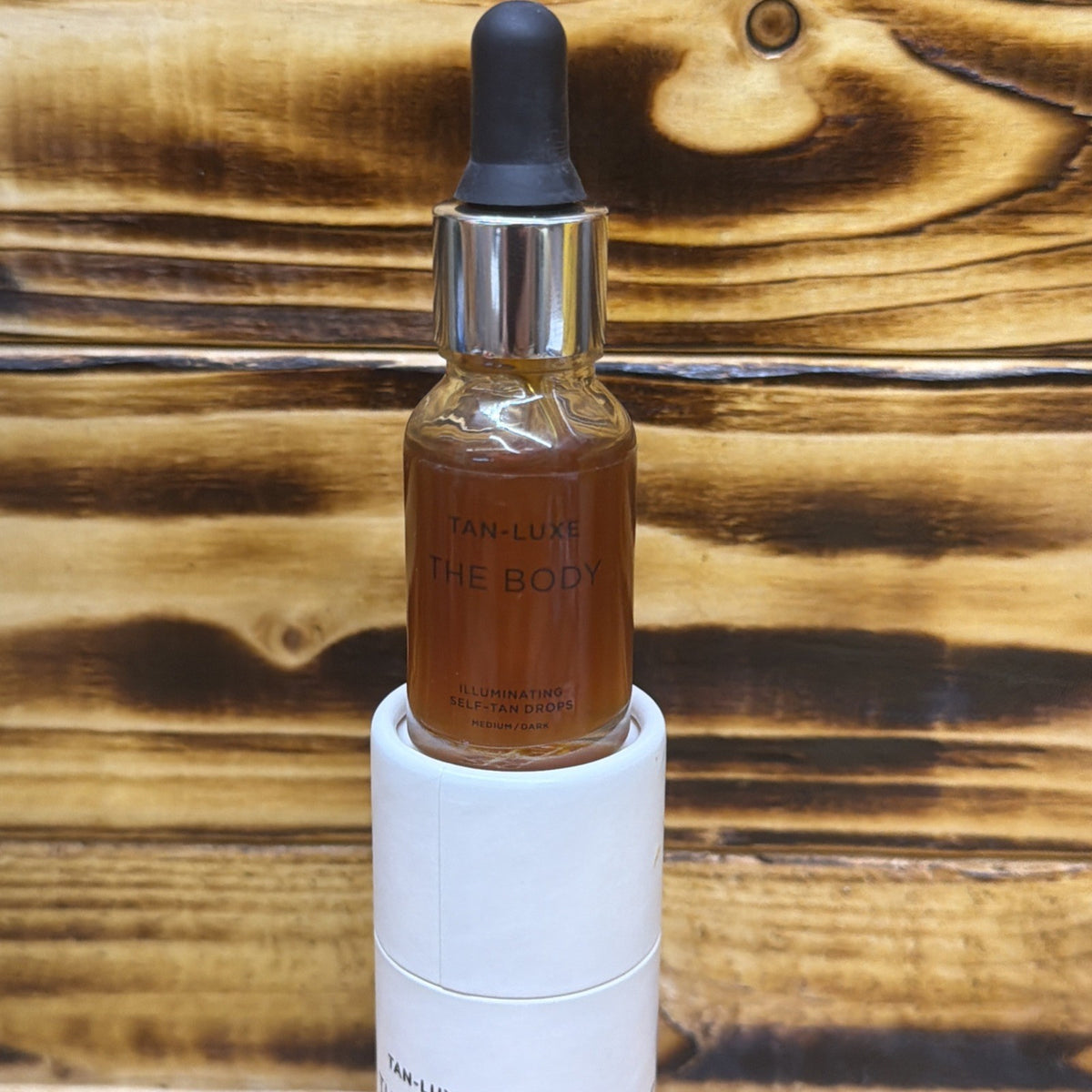 Self Tanner Body Drops Medium Dark - Illuminating Sunless Tan 0.5 Oz