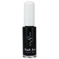 Cre8tion Nail Art Lacquer Black 0.25 oz Pack of 2 - Durable Finish