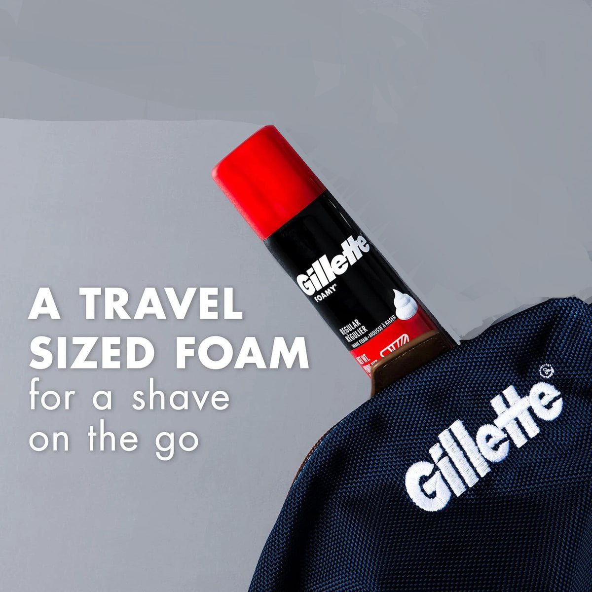 Gillette Foamy Regular Shaving Foam 2 oz Pack of 4 - Classic & Easy to Use