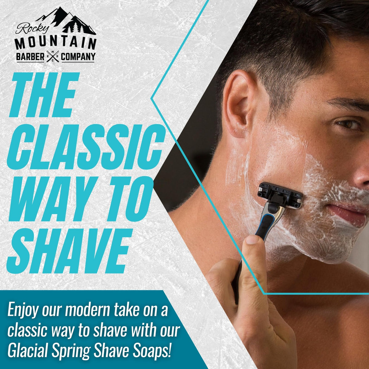 Men's Glycerin-Based Shave Soap Pucks 3 Pack - Traditional Wet Shaving