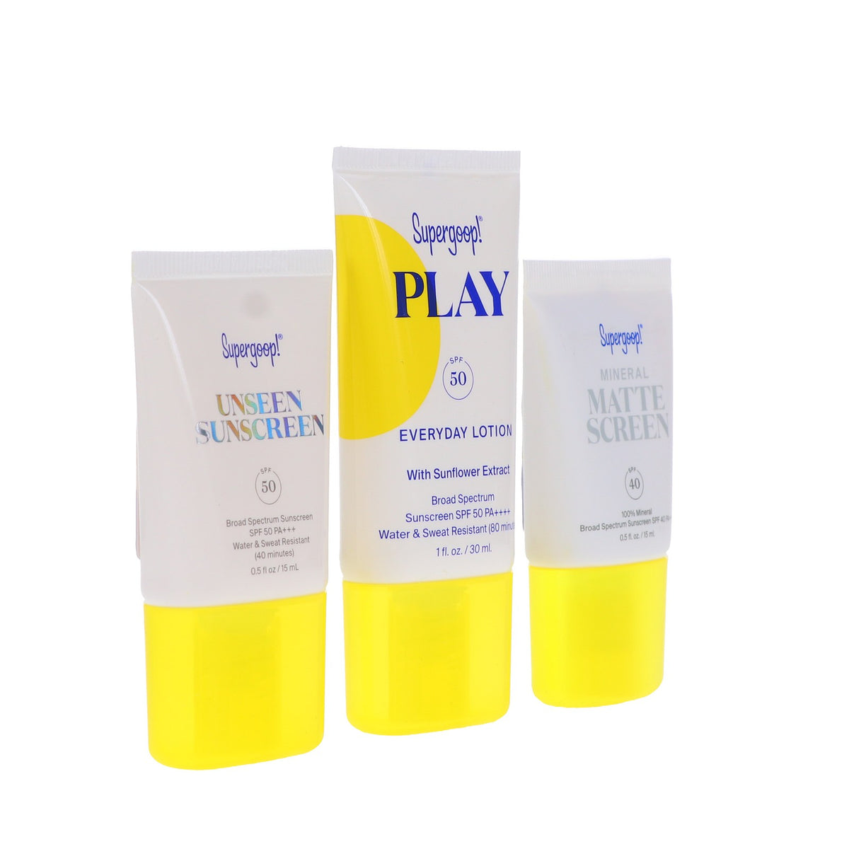 Supergoop! SPF Starter Kit - Best-Selling Sun Protection Collection