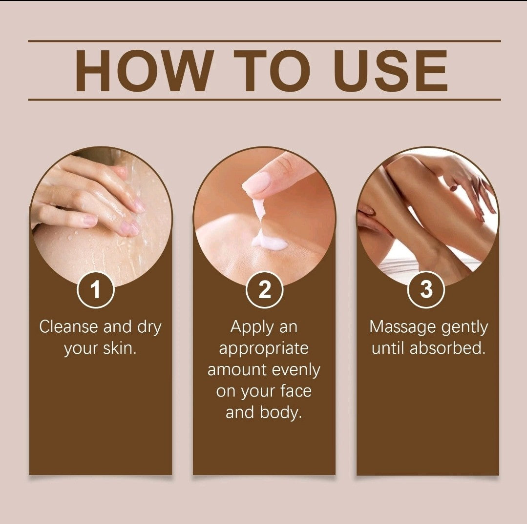 Body Tanning Cream - Moisturizing Self Tanner with Shea for Bronzing