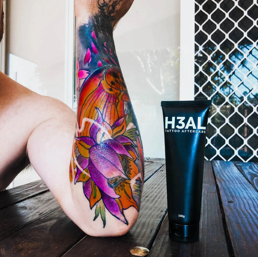 All-Natural Tattoo Aftercare Balm & Moisturizing Lotion 6-in-1 Healing Cream