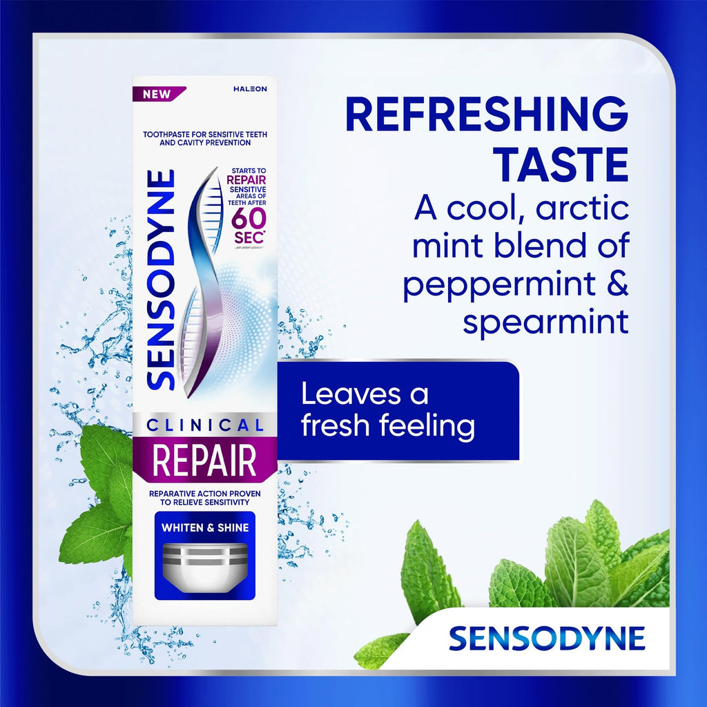 Sensodyne Whitening & Repair Toothpaste for Sensitive Teeth 2.3 oz