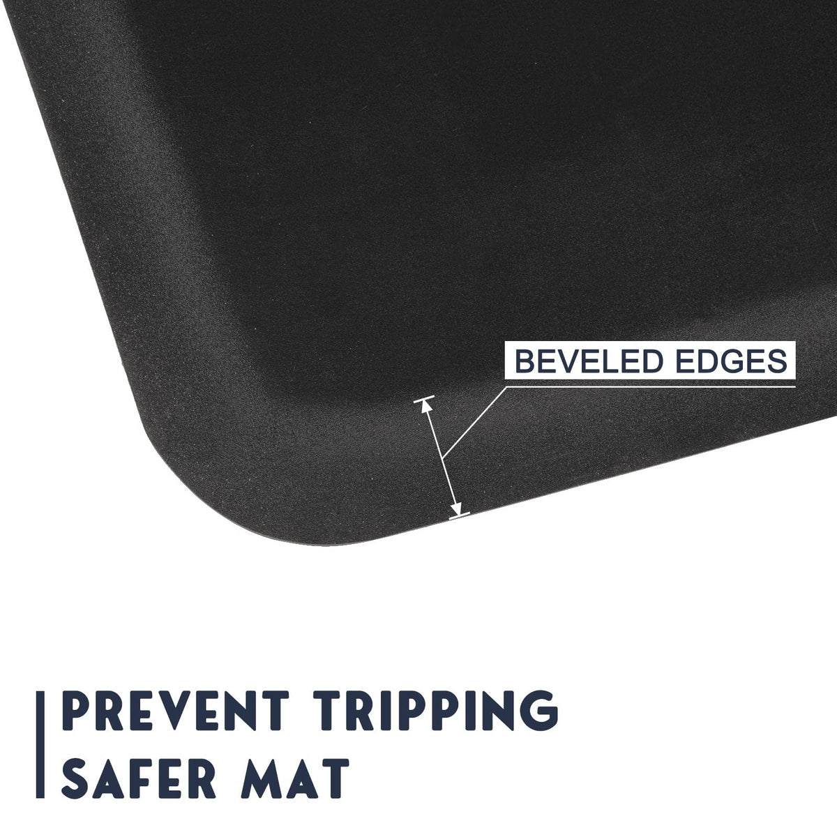1/2 Inch Thick Anti-Fatigue Salon Floor Mat for Hairstylists 3x5 Feet