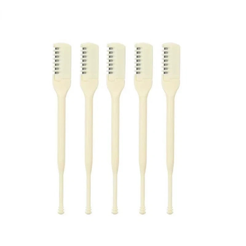 Manual Nose Hair Trimmer Set - 10-Piece 360° Rotating Nasal & Ear Cutter