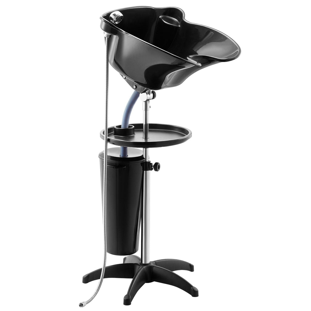 Portable Shampoo Basin with Adjustable Height & Showerhead for Hair Washing