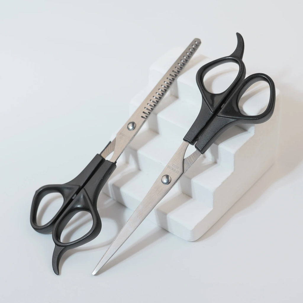 Professional Hair Cutting Scissors Kit for Barber Salon & Wig Styling