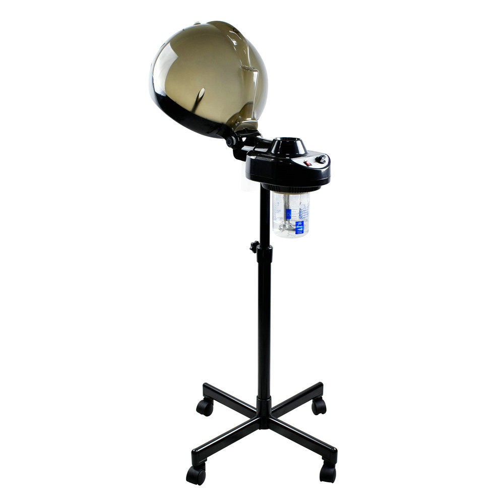 Professional Salon Hair Steamer with Rolling Stand and Adjustable Hood