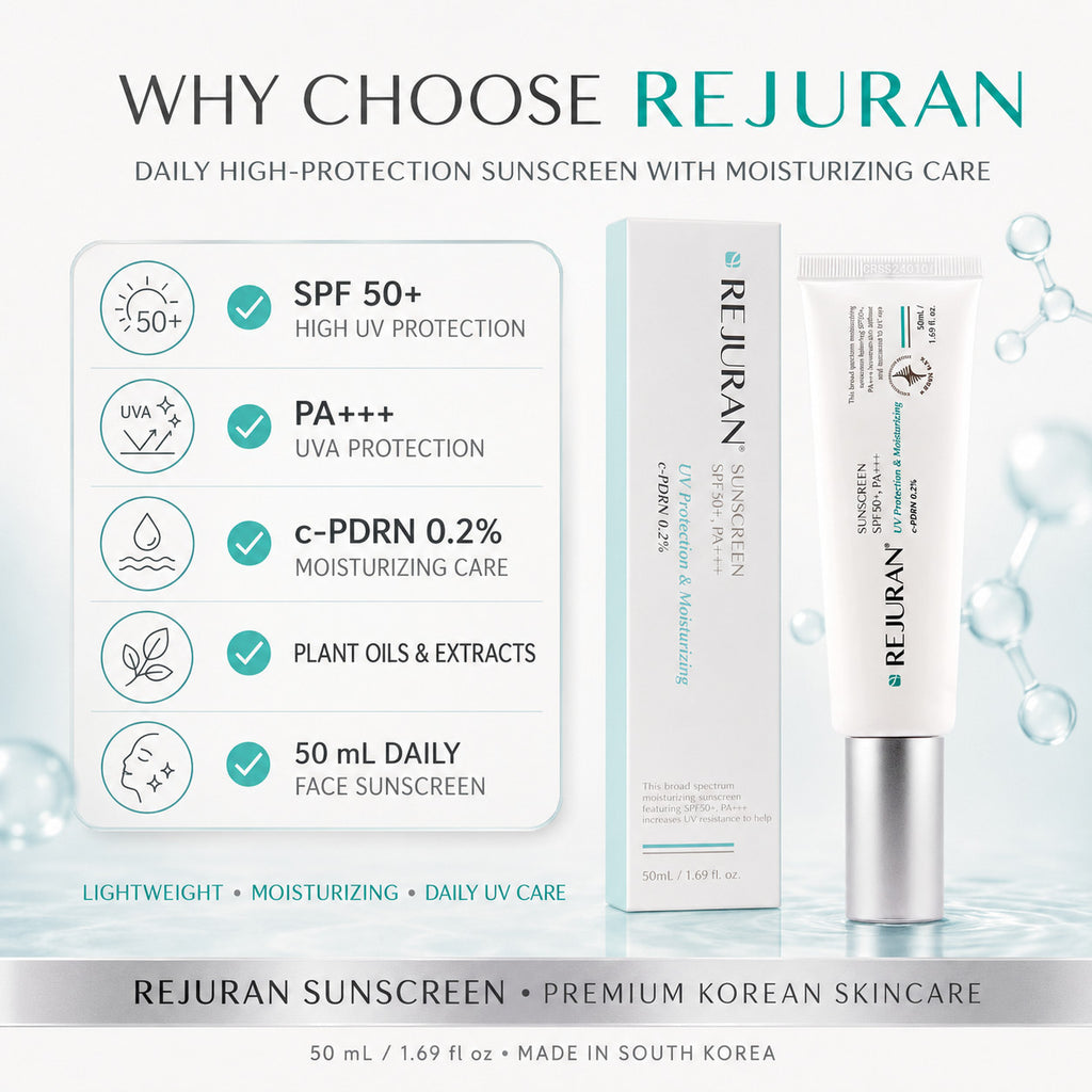 Rejuran SPF 50+ PA+++ Sun Protection Cream for Skin Regeneration & Soothing