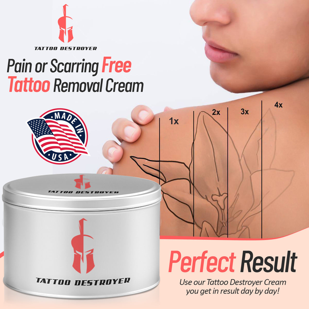 Tattoo Removal Cream - Maximum Strength Fade & Moisturize