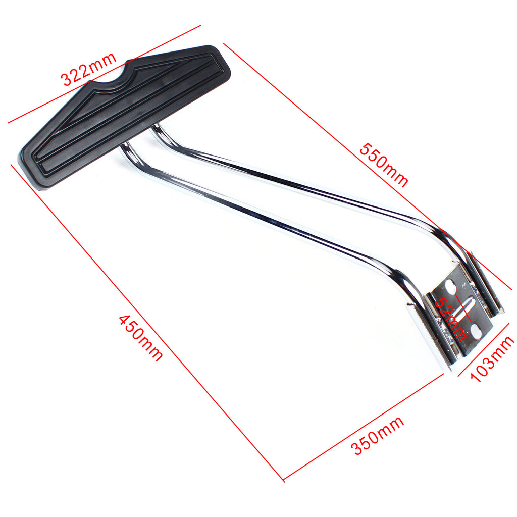 Adjustable Salon Chair Footrest for Barber and Styling Chairs, Heavy Duty
