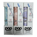 Super Soft Electric Toothbrush Set 3 Pack with 2 Speed Modes and Marble Colors