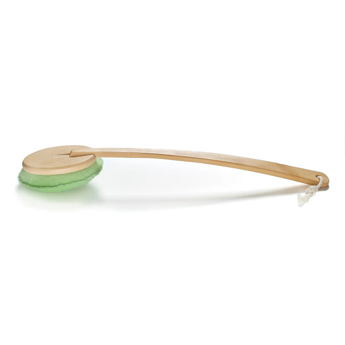 Back Scrubber with Wooden Handle - Gentle Exfoliating Body Brush