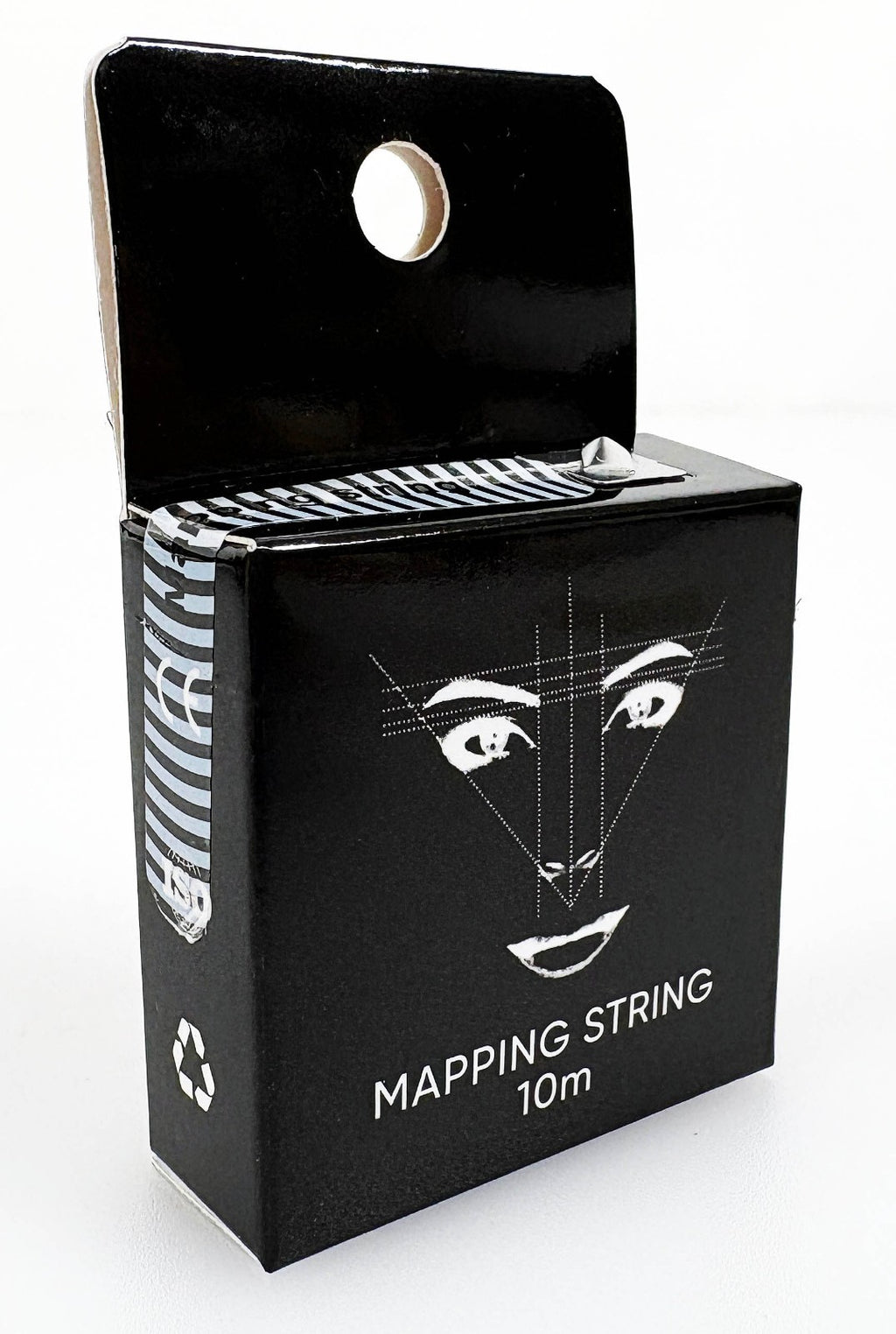 Black Pre-Inked Eyebrow Marker - 6 Pack for Microblading Mapping String