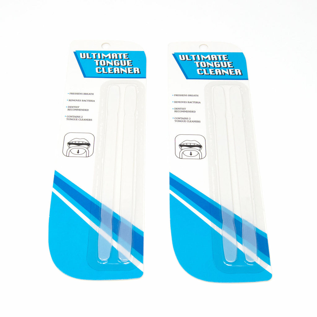 Tongue Cleaner Scraper - Gentle Oral Hygiene & Bad Breath Relief - 4 Pack